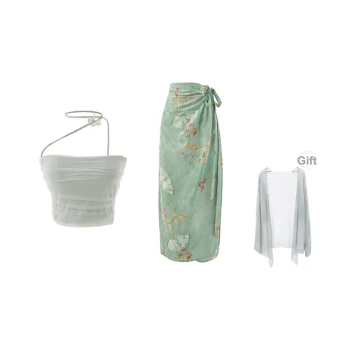 Blovelan Комплект с юбкой Женские Светло-зеленый