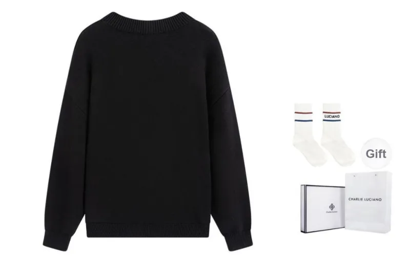Charlie Luciano Sweater Unisex Black-1
