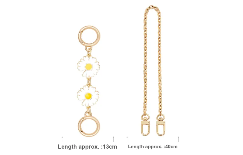 GUYI Metal Bag Accessory Bag Strap Women's Gold Tone-2