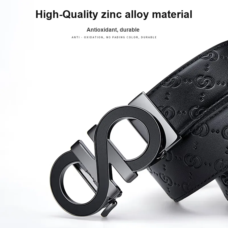 ROBINHOOD Cow Leather Belts Men's 3.5cm-3