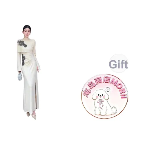 MORii Длинное платье с длинными рукавами женское