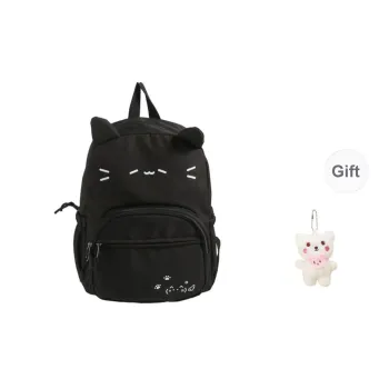 KAMLUI Nylon Fabric Backpack Regular Women's Black