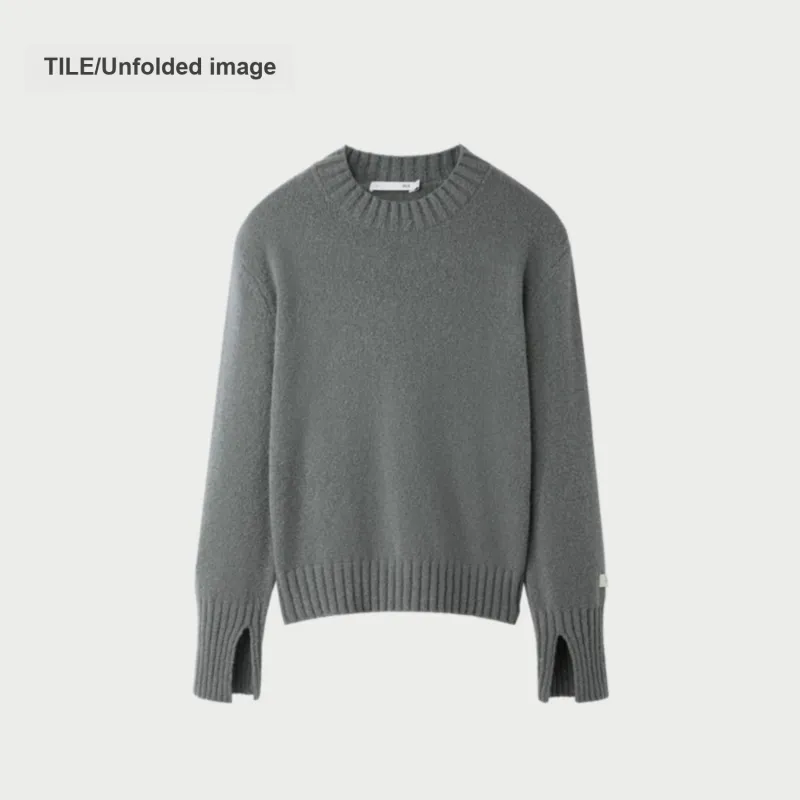 HLA ZACZENG Collaboration Knitwear Women's Dark Gray T2-2