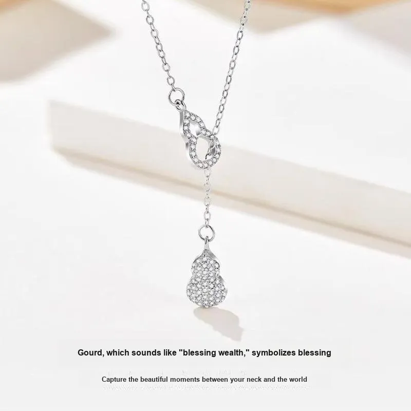CLARKIA FLOWER 990 Silver Necklaces Women's-1