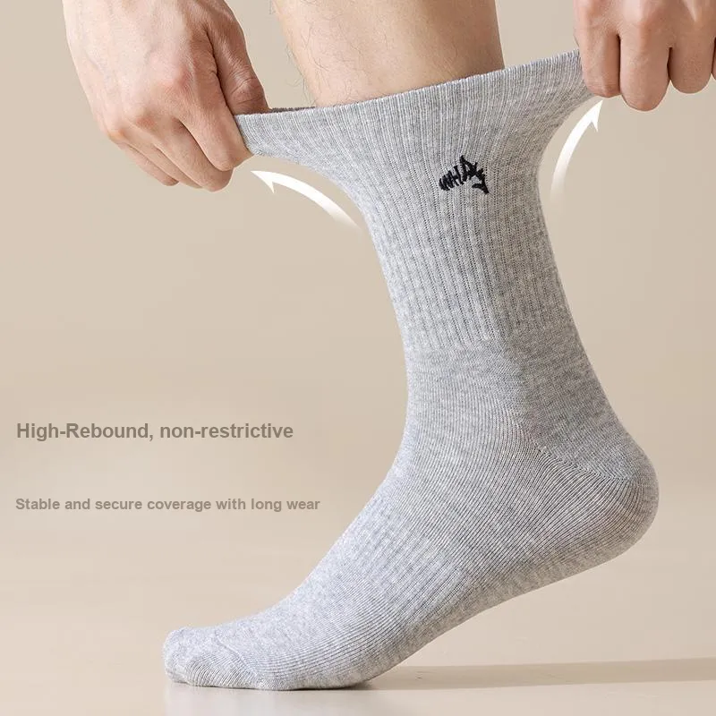 MIIOW Cool One Summer Series Mid Calf Socks Men's 5 Pack-3