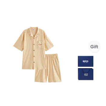 Peninsula City Pajama Set Men's Apricot