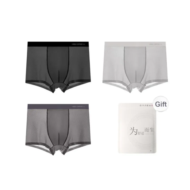 Red Bean Underpants Men's Shopping Bag 3 Pack-6
