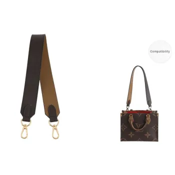 Luxury Care Artisan Workshop Artificial Leather Super Fiber Bag Straps Women's Brown/Earth Yellow