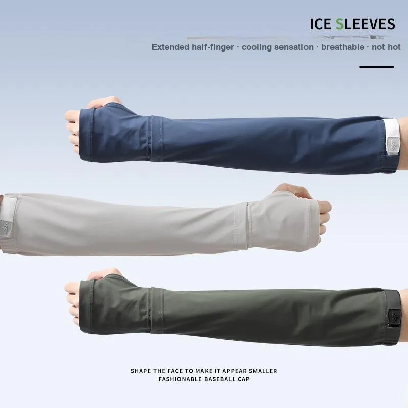 NANJIREN Polyamide Sun Protection Sleeves Unisex-5