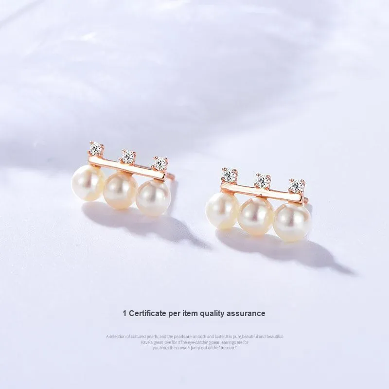 ADYD JEWELLY Pearl Stud Earrings Women's-3