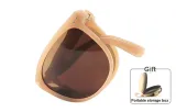 Light Tea Brown Frame | Polarized Tea Brown Lens-C02