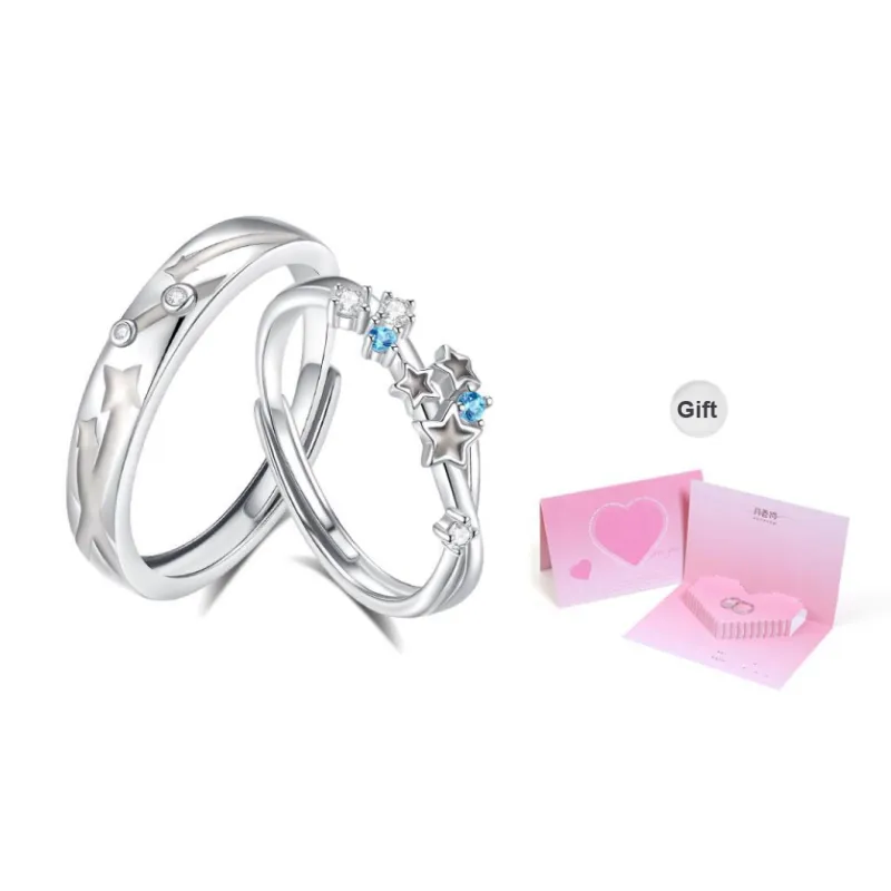 MINTLEAF 925 Sterling Silver Rings Unisex Silver White-0