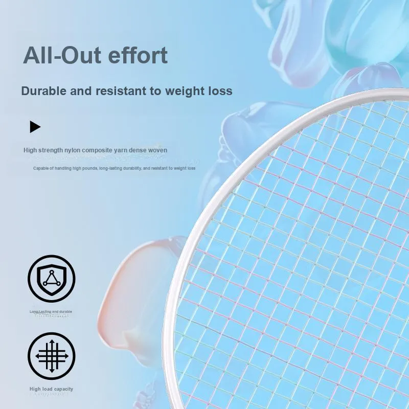 TAAN x Kawasaki/ X Stretch Durable, Both Features Badminton Racket Strings Nylon Thread Unisex-2