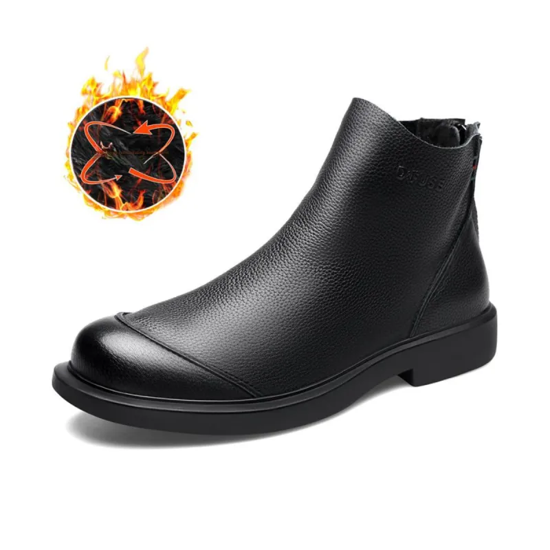D FUSE SCANDINAVIA Ankle Boots Men's Black-6