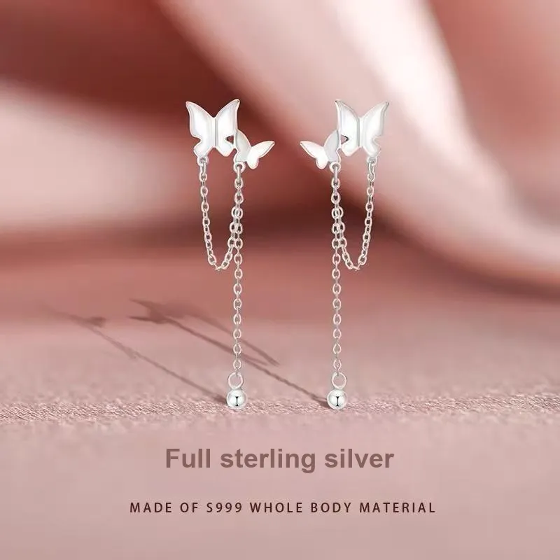 Kim Heng Hee S999 Fine Silver Earrings Women's-1