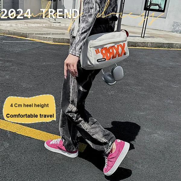 FERW Dragon Fruit Pink Coverage Anti Slip Wear Resistant Lightweight Breathable Low Top Skateboard Shoes Unisex-7
