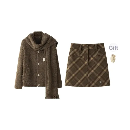 Tokyo Season Комплект с юбкой Женские Коричневый