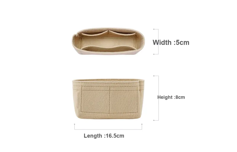 Lan Bao Fan Felt Bag Straps Women's Beige-2