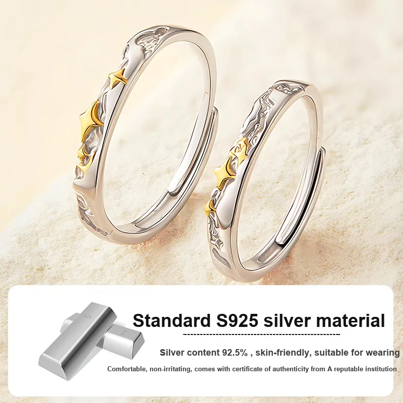 Zhou Jifeng 925 Sterling Silver Rings Unisex-2