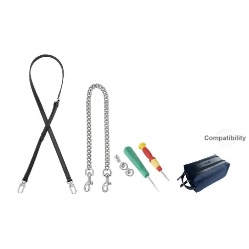 GUYI Микрофибра Сплав Сумка Ремень Женский Черный