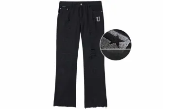 FORHUG Jeans Unisex Black