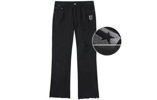 FORHUG Jeans Unisex Black
