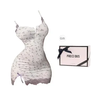 METE WHALE MT Nightgown Women's Gift Box Set Purple