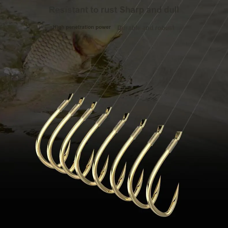Guest Friends Fish Hook High Carbon Steel Fishing Barbed Hook-3