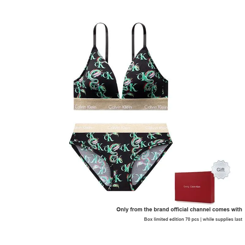 CALVIN KLEIN Year Of The Dragon Limited Series Underwear Set Women's Gift Box Set-2