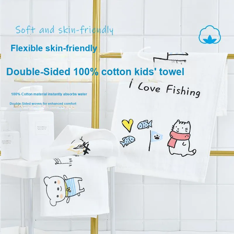 GRACE Kids' Towel A Grade Gauze Towel 3 Pack-1