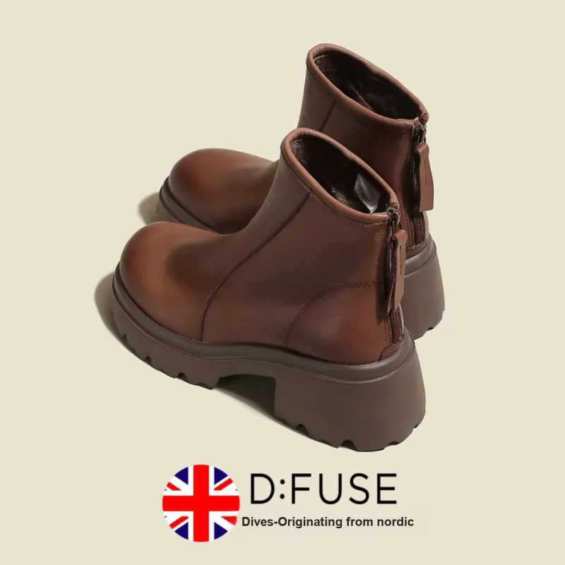 D:FUSE SCANDINAVIA Ankle Boots 6.5cm Women's-7