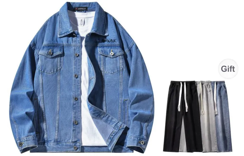 Airwalk Denim Jackets Unisex-29