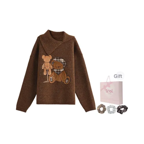 SNBL Коричневый Женский Трикотаж