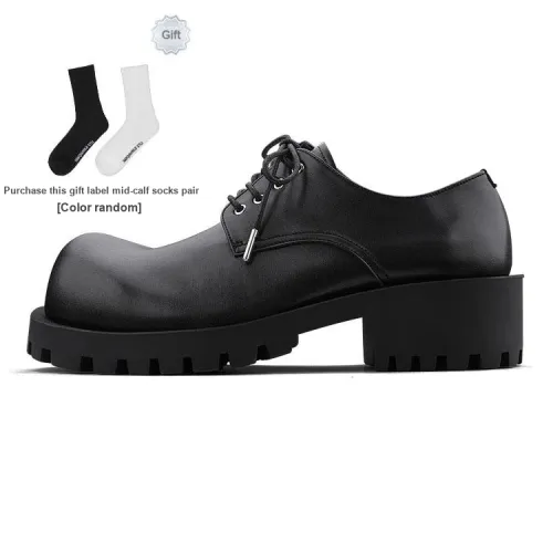 HANQIAORIJI Black Blood Series Men's Casual Shoes Men Low-Top Black