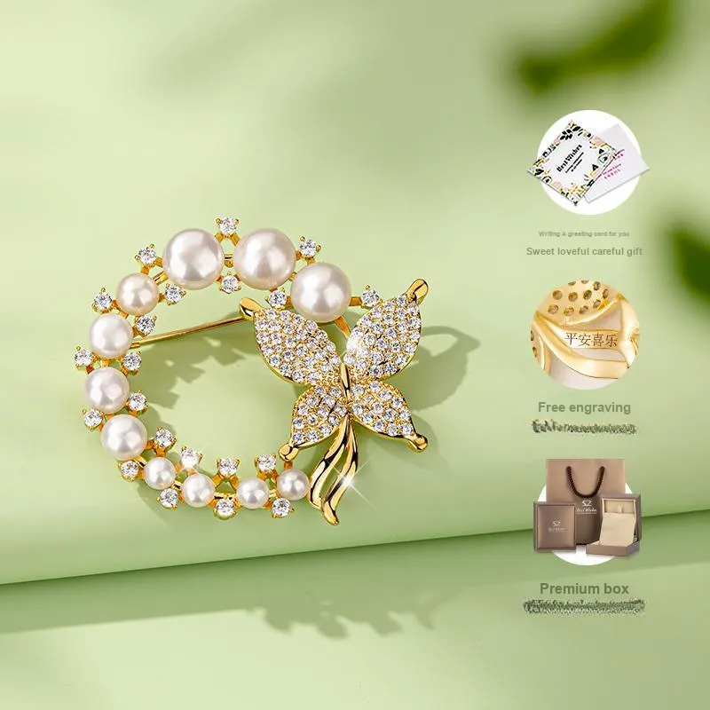 Encounter Gift Pearl Brooches Unisex-5