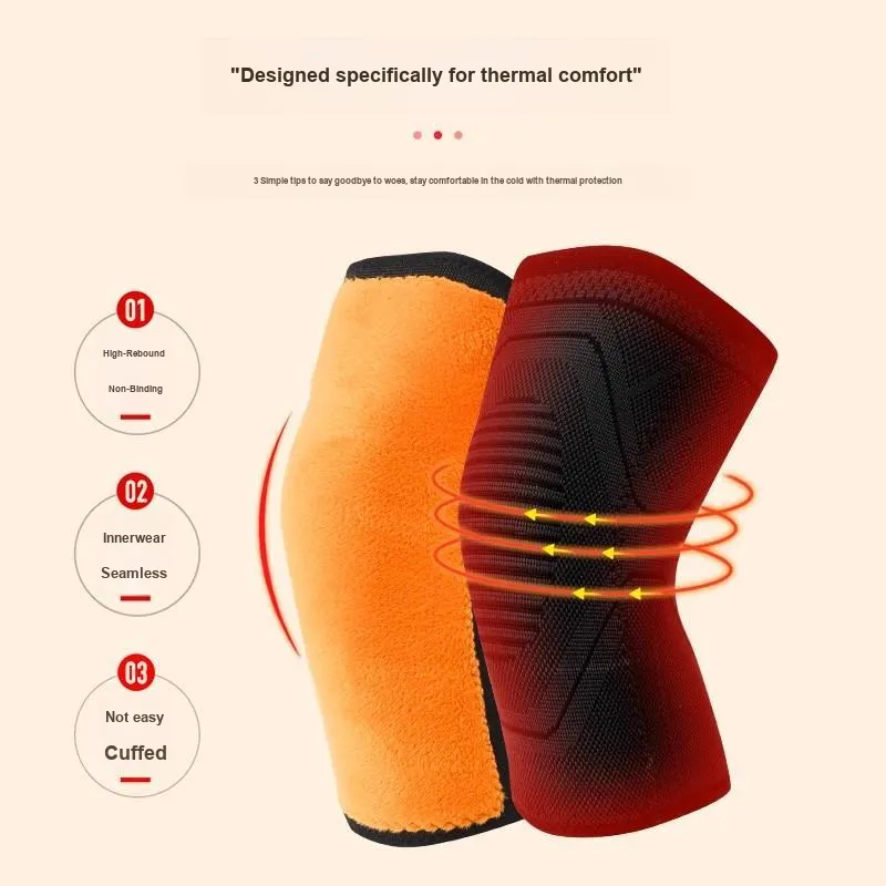 NAILEKESI Knee Pads Motorcycle Bike Unisex Cotton Elastane Blend 2 Pack-7