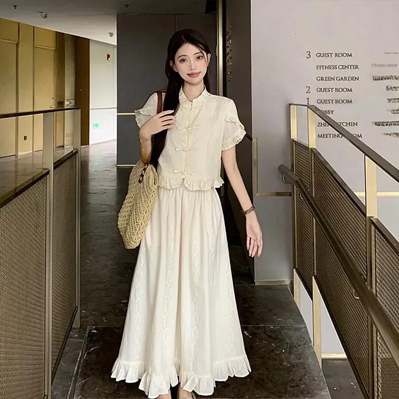 OZVO Two Piece Skirt Sets Women's Image Color-3