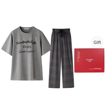 MEITENG Pajama Set Women's Gray