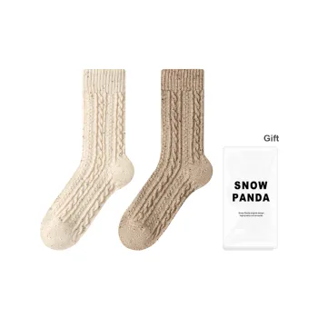 XXLLG Mid Calf Socks Women's Gift Box 2 Doubles