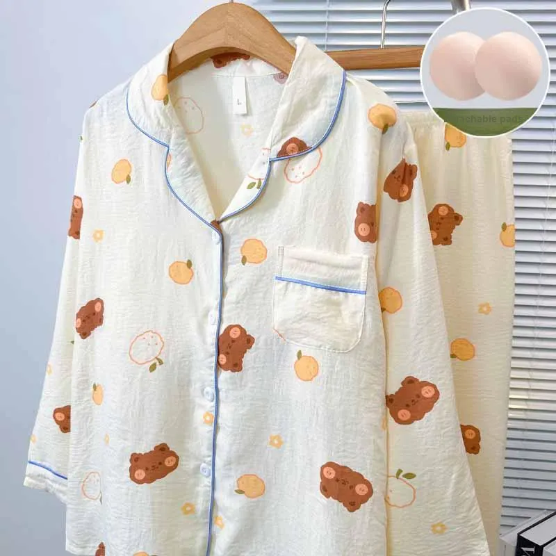 Sleeping Beauty Pajama Set Women's Yellow-2