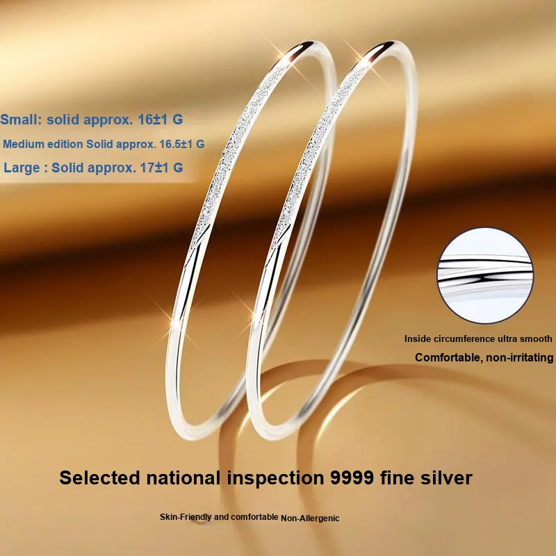 EAST BEAUTY S999 Fine Silver Sterling Silver Bracelets Women's-2