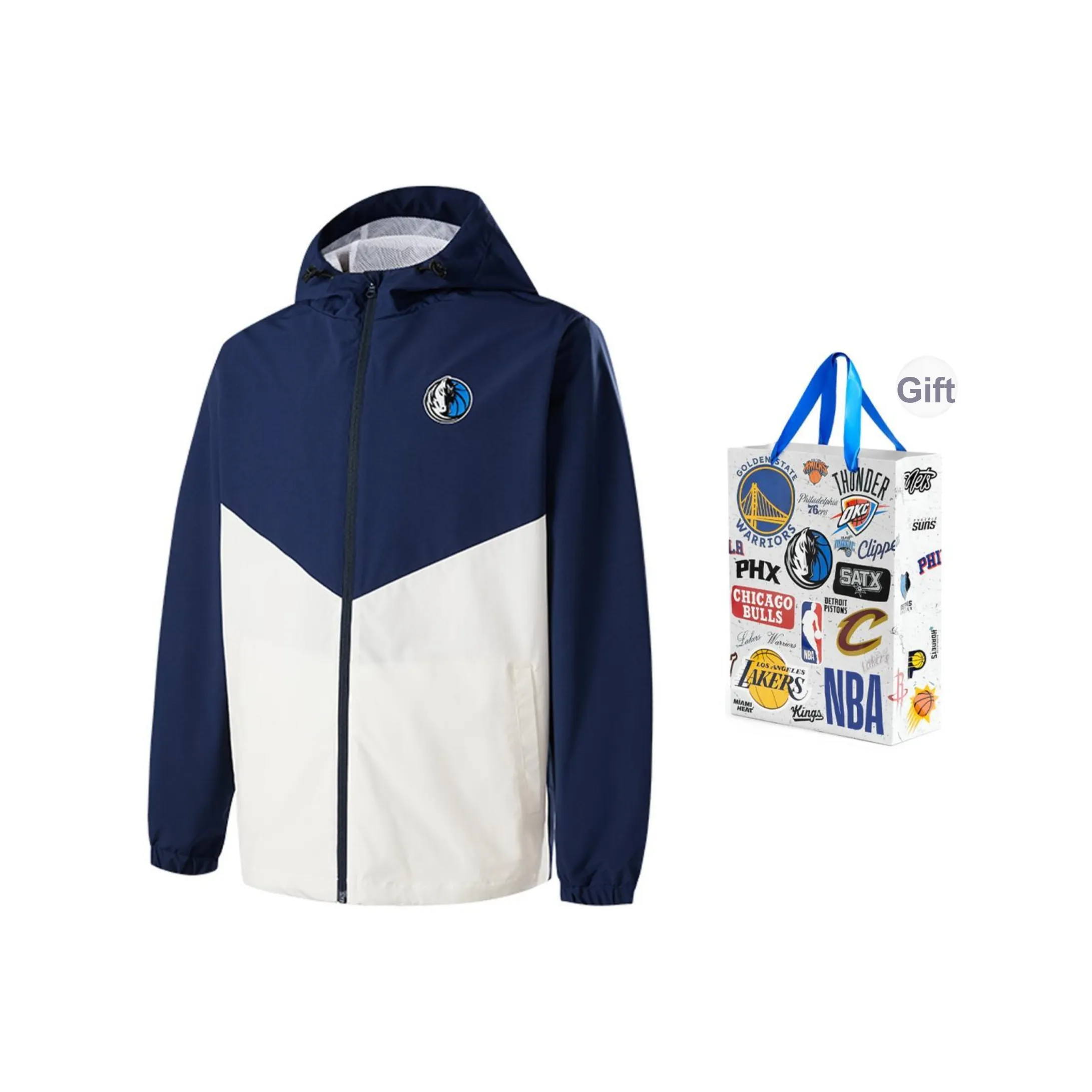 NBA Dallas Mavericks Куртка Унисекс Темно-синий