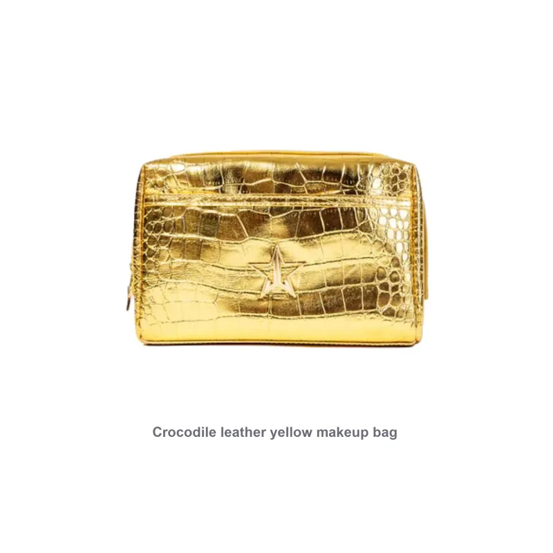 Jeffree Star Crocodile Leather Storage Bags Portable-1