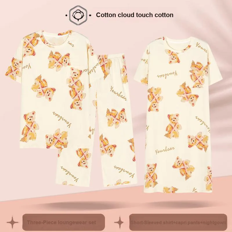 MADALLO Pajama Set Women's Apricot-1