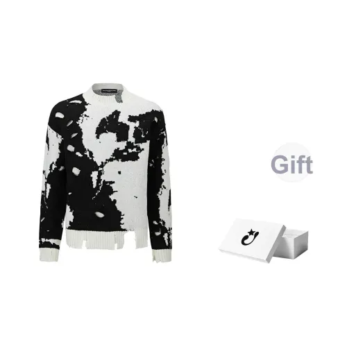 CEEC LA Свитер Унисекс Черный Белый