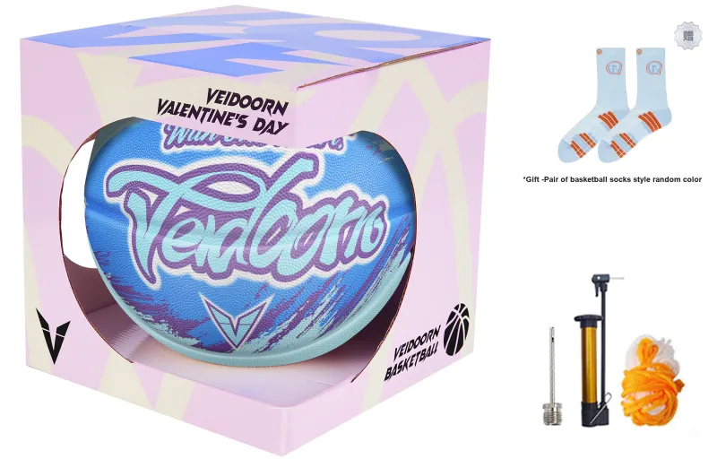 VEIDOORN Rubber Basketball Size 7 Ball Training Unisex-25