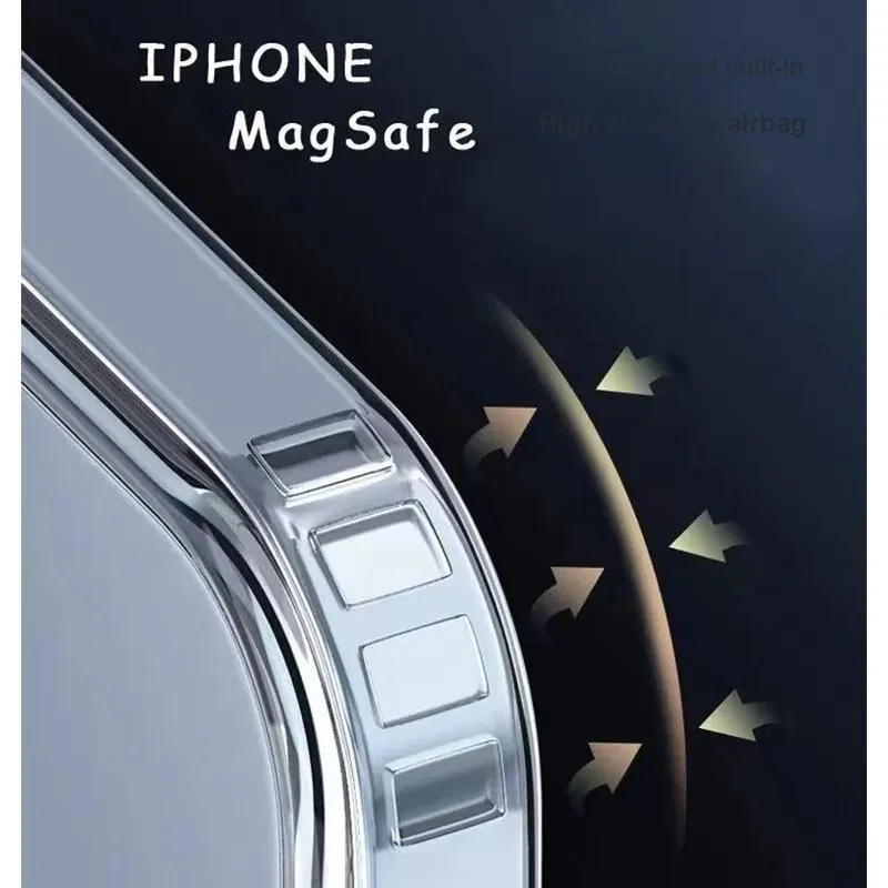 HASEE TPU Material Magnetic Phone Cases Compatibility IPhone16/15/14/plus/13/12/11pro/ma-2