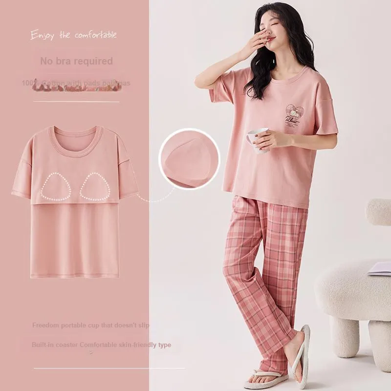 MIIOW Cool One Summer Series Pajama Set Women's Coral-3