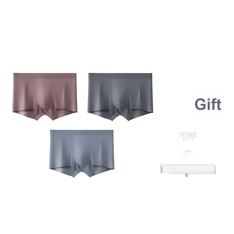 XIA.WA.ZHI.XIU Underpants Men's Box 3 Pack-4