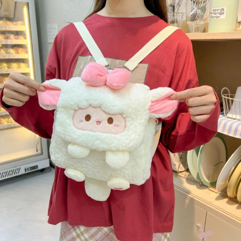 TOUTSEUL YOLO Plush Backpack Regular Women's Multicolor-6